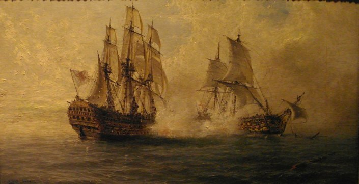 1200px-Combate_del_navío_Glorioso_contra_el_navío_británico_Dartmouth_A._Cortellini,_1891